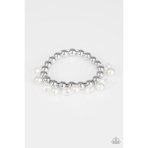 Once In A Millennium - White Bracelet - Paparazzi - Dare2bdazzlin N Jewelry