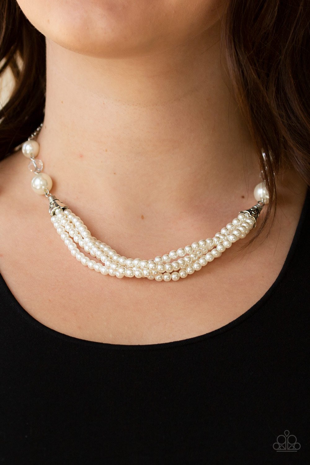 One-WOMAN Show - White - Paparazzi - Dare2bdazzlin N Jewelry