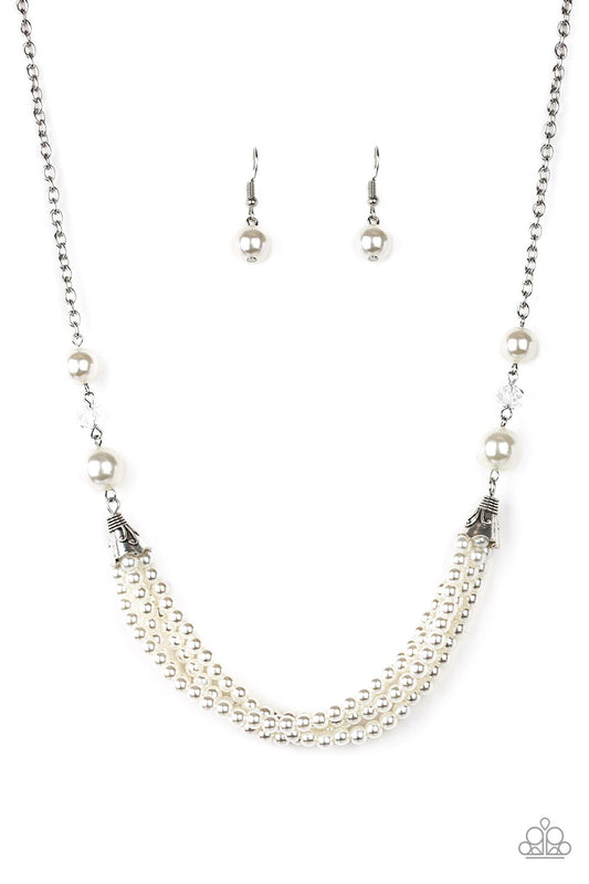 One-WOMAN Show - White - Paparazzi - Dare2bdazzlin N Jewelry
