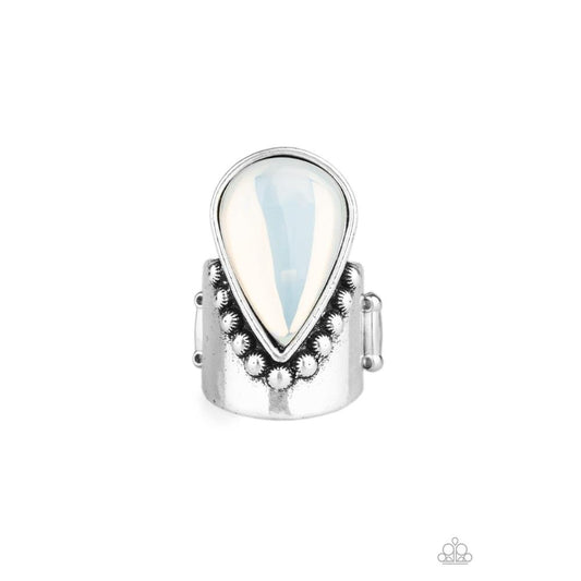 Opal Mist - White Ring - Paparazzi - Dare2bdazzlin N Jewelry