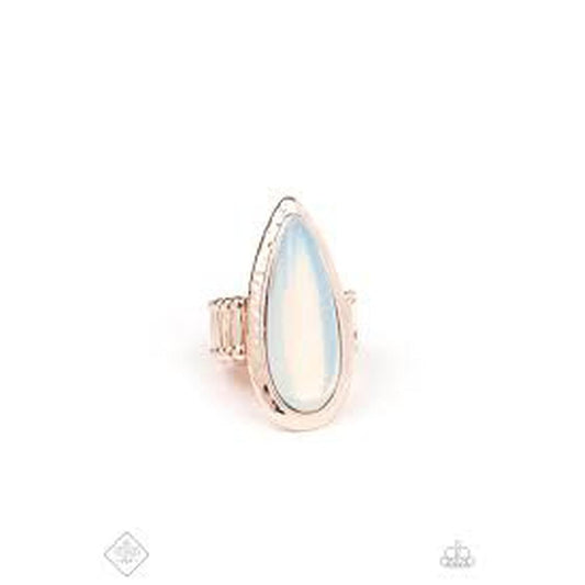 Opal Oasis Gold Ring - Paparazzi - Dare2bdazzlin N Jewelry