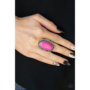 Open Range - Pink Ring - Paparazzi - Dare2bdazzlin N Jewelry