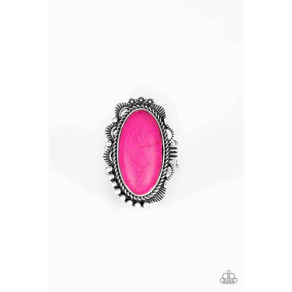 Open Range - Pink Ring - Paparazzi - Dare2bdazzlin N Jewelry