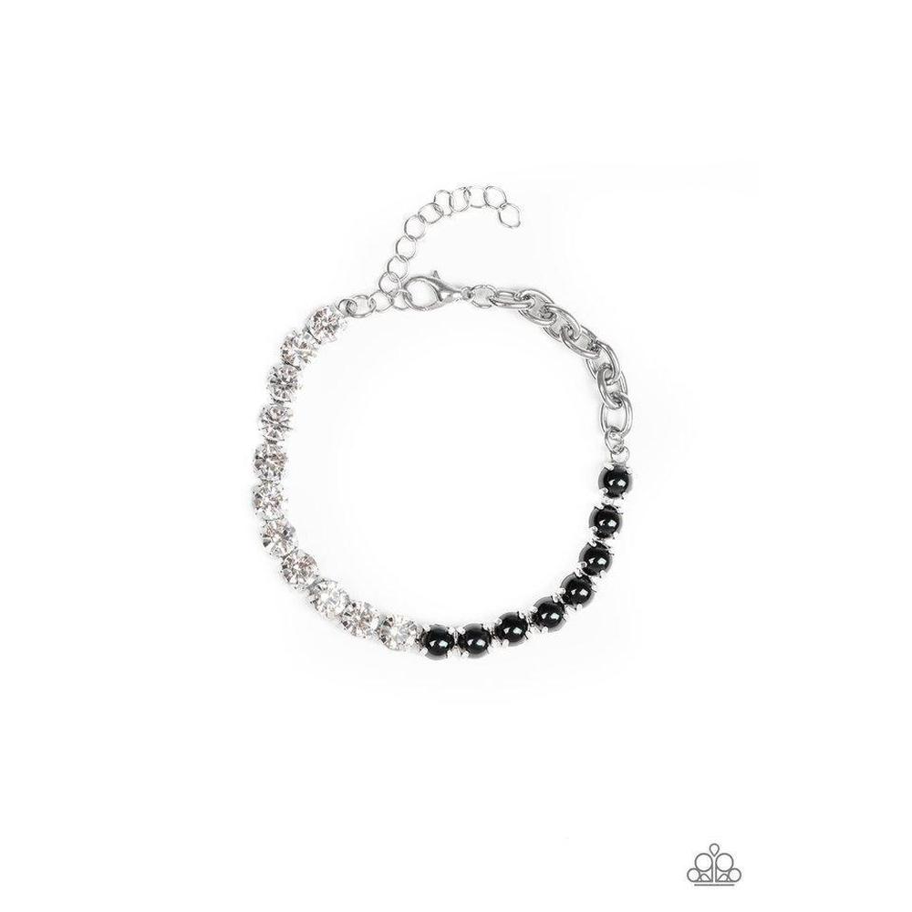 Out Like A SOCIALITE Black Bracelet - Paparazzi - Dare2bdazzlin N Jewelry