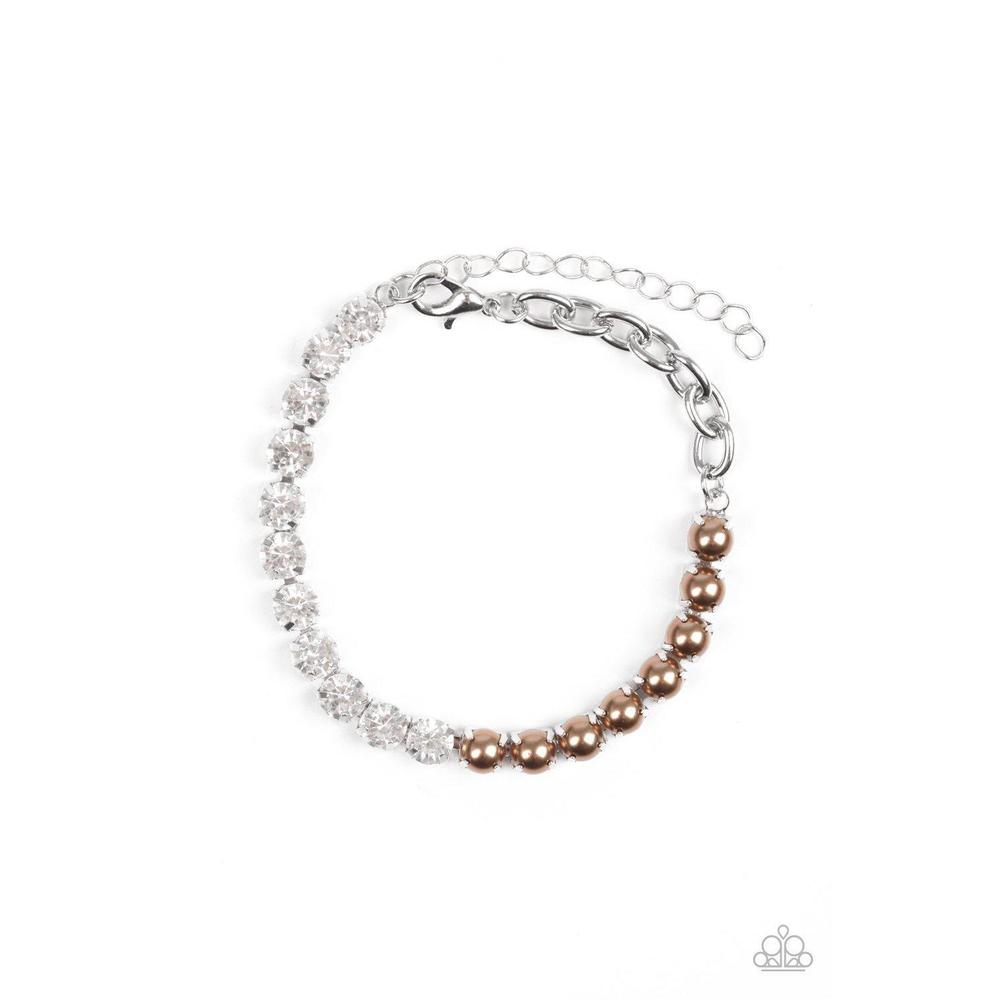 Out Like A SOCIALITE Brown Bracelet - Paparazzi - Dare2bdazzlin N Jewelry