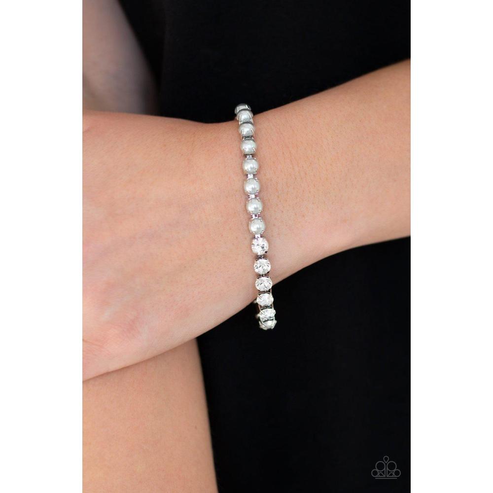 Out Like A Socialite Silver Bracelet - Paparazzi - Dare2bdazzlin N Jewelry