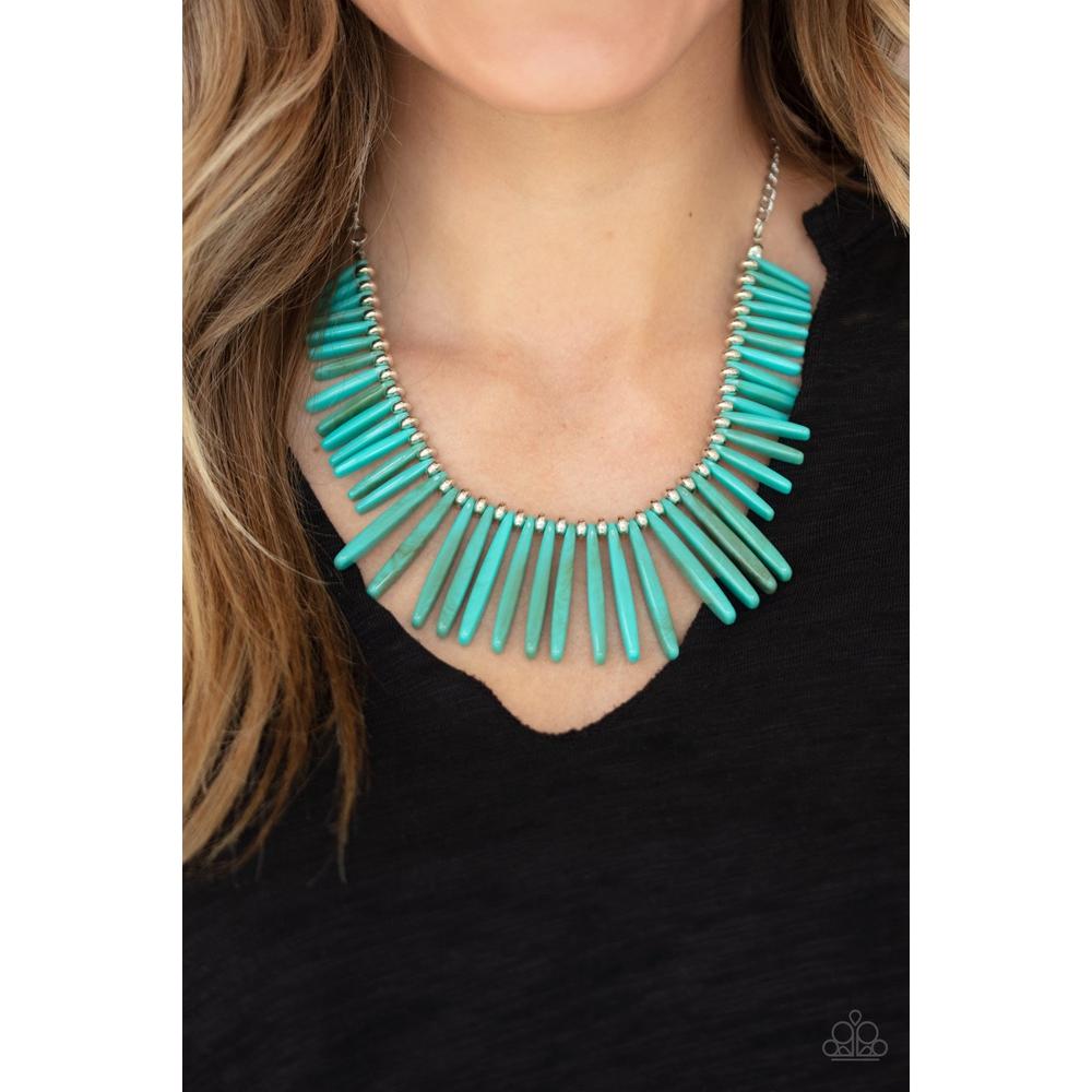 Out of My Element - Blue Necklace - Paparazzi - Dare2bdazzlin N Jewelry