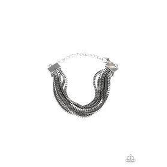 Out Of The Box Black Bracelet - Paparazzi - Dare2bdazzlin N Jewelry