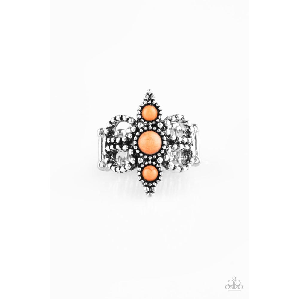 Outback Oasis Orange Ring - Paparazzi - Paparazzi - Dare2bdazzlin N Jewelry