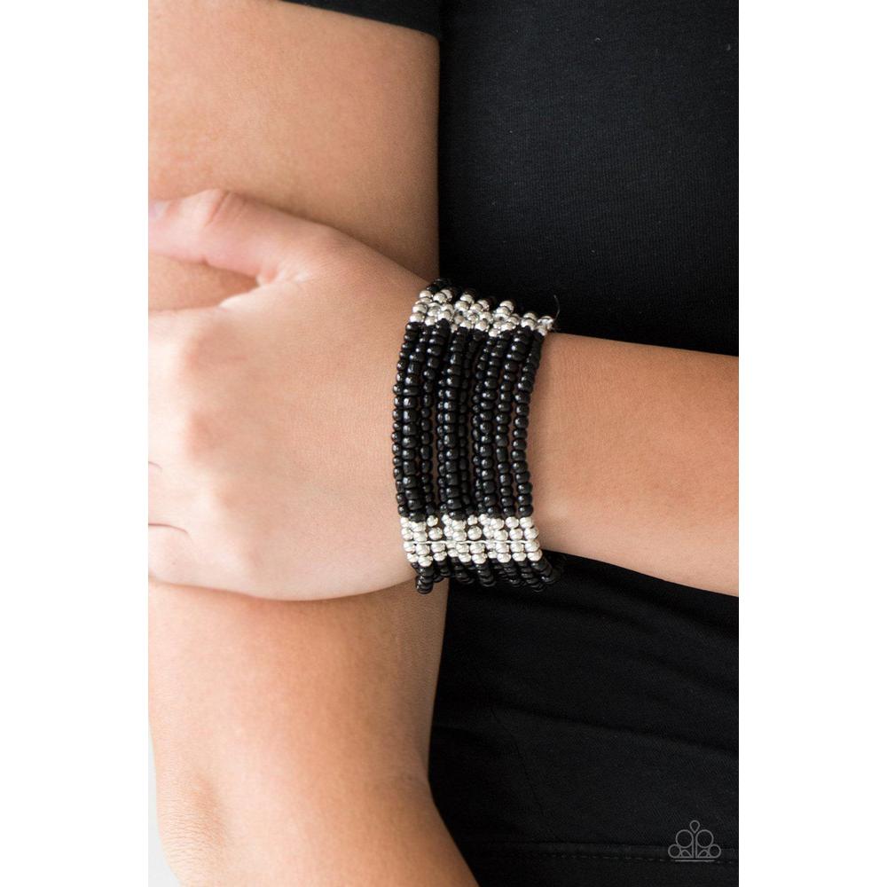 Outback Odyssey Black Bracelet - Paparazzi - Dare2bdazzlin N Jewelry