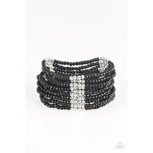Load image into Gallery viewer, Outback Odyssey Black Bracelet - Paparazzi - Dare2bdazzlin N Jewelry
