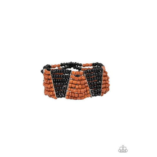 Outback Outing Black Bracelet - Paparazzi - Dare2bdazzlin N Jewelry