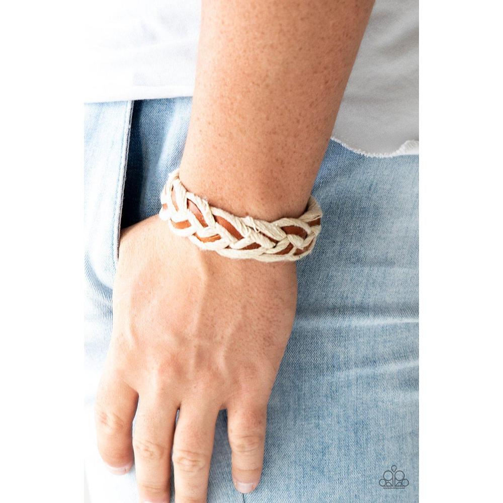 Outback Outlaw Brown Urban Bracelet - Paparazzi - Dare2bdazzlin N Jewelry
