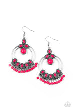 Load image into Gallery viewer, Palm Breeze - Pink Earring - Paparazzi - Dare2bdazzlin N Jewelry
