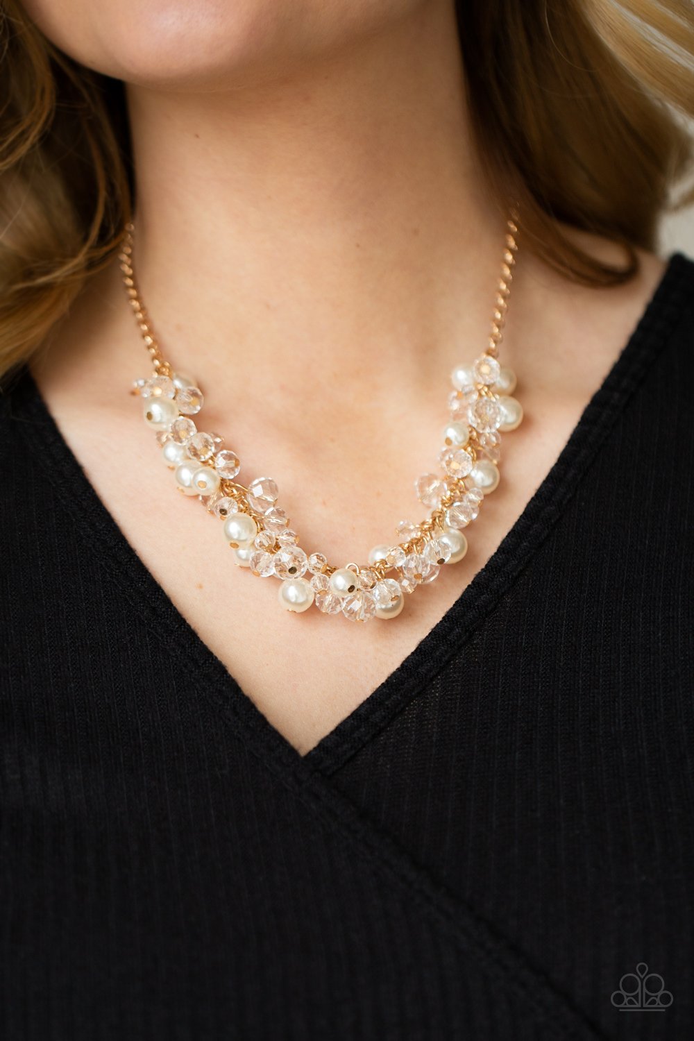 Pardon My FRINGE - Gold Necklace - Paparazzi - Dare2bdazzlin N Jewelry