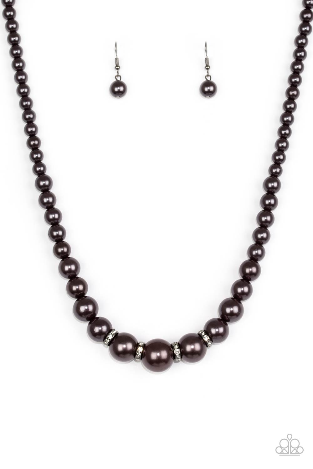 Party Pearls - Black Necklace - Paparazzi - Dare2bdazzlin N Jewelry