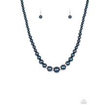Load image into Gallery viewer, Party Pearls - Blue Necklace - Paparazzi - Dare2bdazzlin N Jewelry
