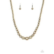 Load image into Gallery viewer, Party Pearls - Brass Necklace - Paparazzi - Dare2bdazzlin N Jewelry

