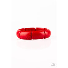 Load image into Gallery viewer, Peace Out Red Bracelet - Paparazzi - Dare2bdazzlin N Jewelry
