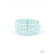 Load image into Gallery viewer, Pearl Bliss - Blue Bracelets - Paparazzi - Dare2bdazzlin N Jewelry
