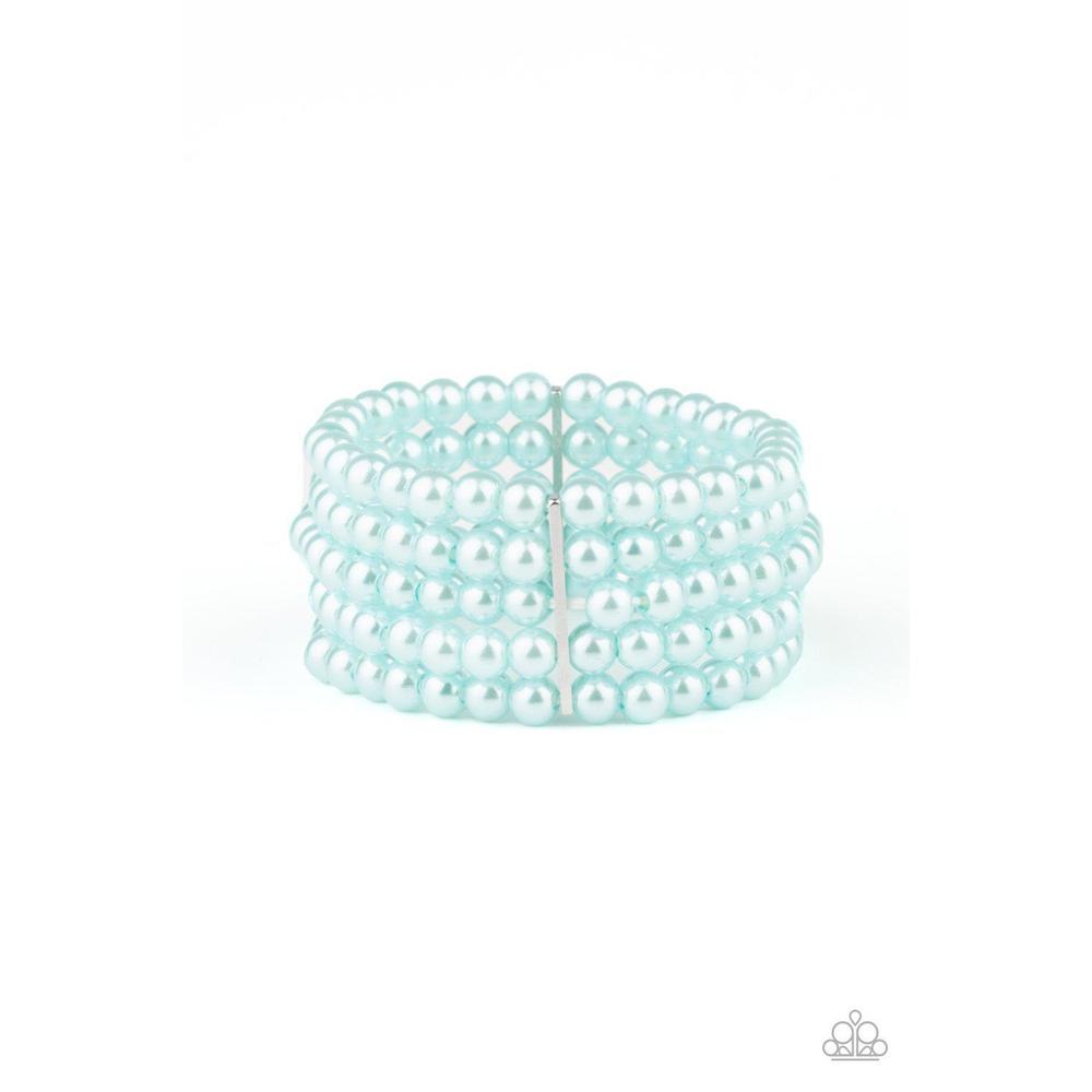 Pearl Bliss - Blue Bracelets - Paparazzi - Dare2bdazzlin N Jewelry