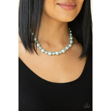 Load image into Gallery viewer, Pearl Heirloom Blue Necklace - Paparazzi - Dare2bdazzlin N Jewelry
