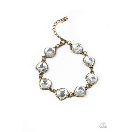 Perfect Imperfection - Brass Bracelet - Paparazzi - Dare2bdazzlin N Jewelry