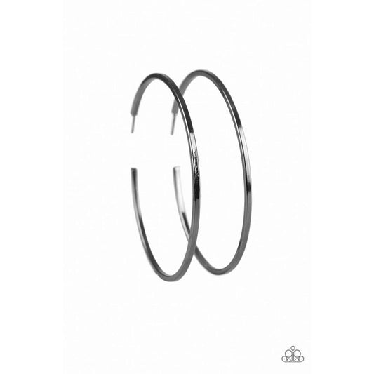 Perfect Shine Black Earrings - Paparazzi - Dare2bdazzlin N Jewelry