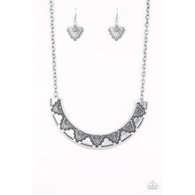 Load image into Gallery viewer, Persian Pharaoh - Silver Necklace - Paparazzi - Dare2bdazzlin N Jewelry
