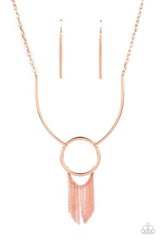 Pharaoh Paradise Cooper Necklace - Paparazzi - Dare2bdazzlin N Jewelry