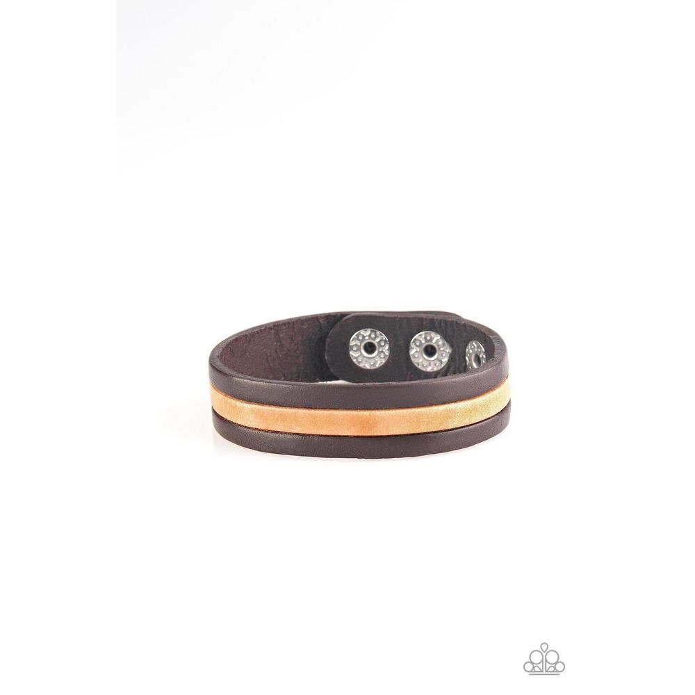 Plain View - Brown Bracelet - Paparazzi - Dare2bdazzlin N Jewelry