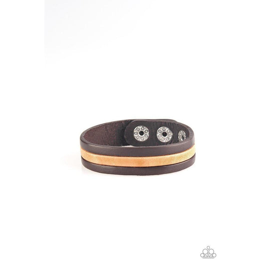 Plain View - Brown Bracelet - Paparazzi - Dare2bdazzlin N Jewelry