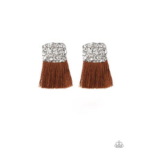 Load image into Gallery viewer, Plume Brown Earrings - Paparazzi - Dare2bdazzlin N Jewelry
