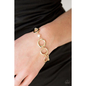 Poised and Polished - Gold Bracelet - Paparazzi - Dare2bdazzlin N Jewelry