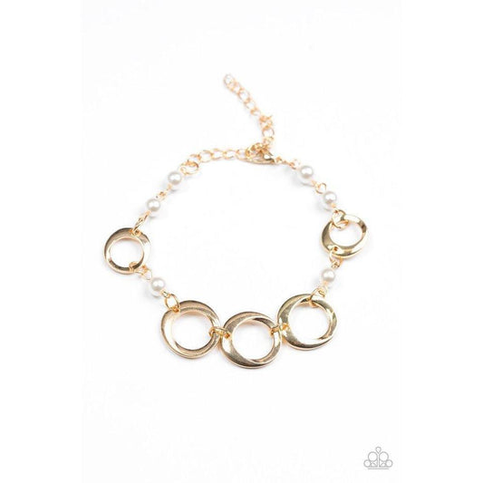 Poised and Polished - Gold Bracelet - Paparazzi - Dare2bdazzlin N Jewelry