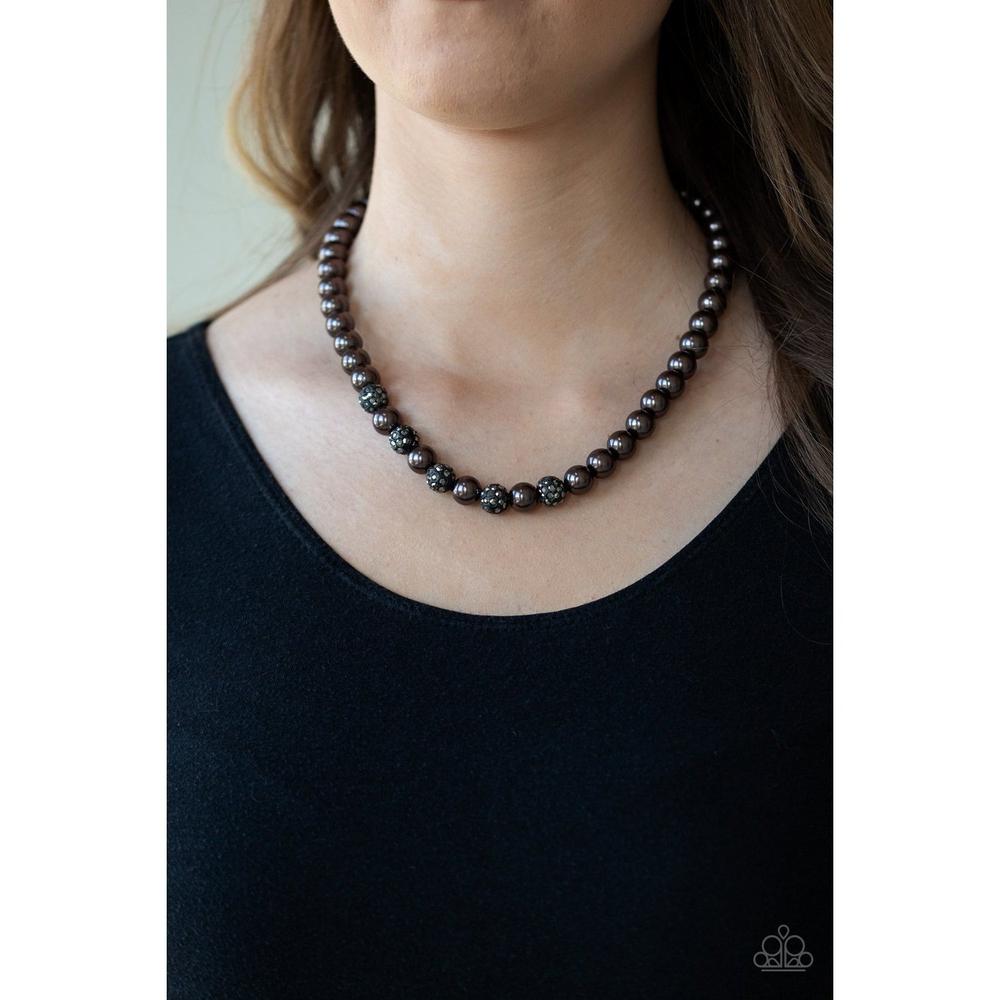 Posh Boss Black Necklace - Paparazzi - Dare2bdazzlin N Jewelry