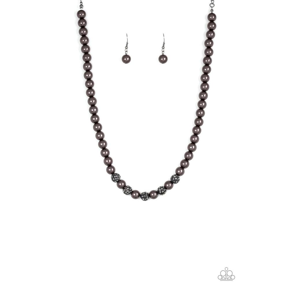 Posh Boss Black Necklace - Paparazzi - Dare2bdazzlin N Jewelry