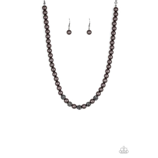Posh Boss Black Necklace - Paparazzi - Dare2bdazzlin N Jewelry