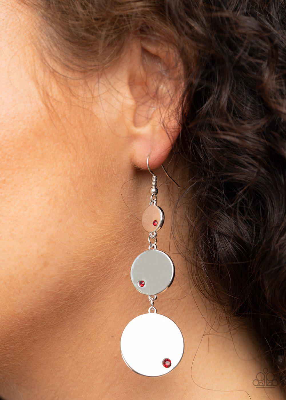 Poshly Polished - Red Earring - Paparazzi - Dare2bdazzlin N Jewelry