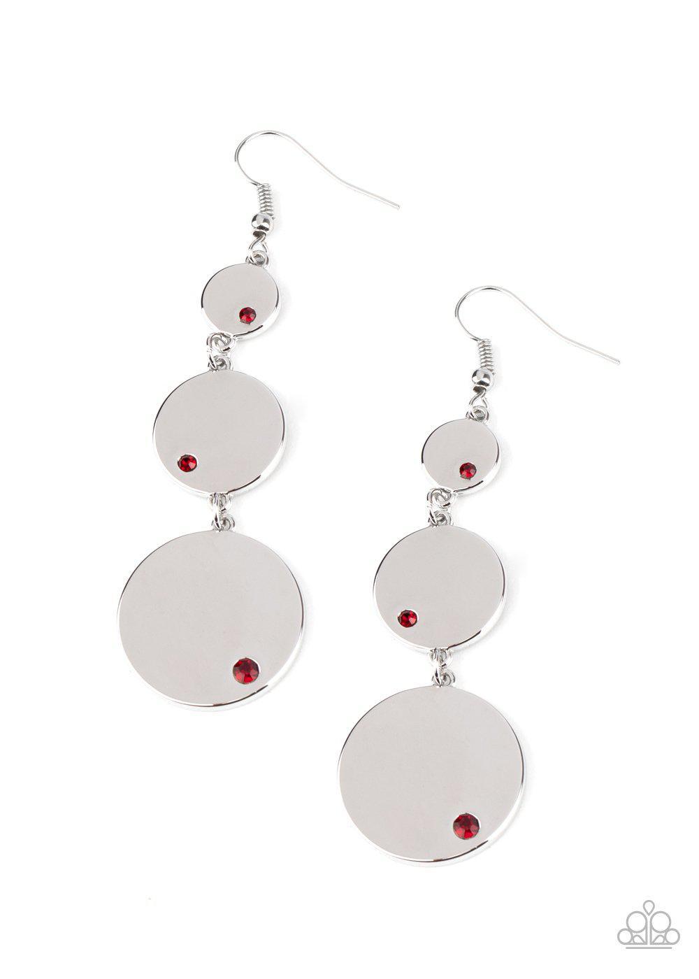Poshly Polished - Red Earring - Paparazzi - Dare2bdazzlin N Jewelry