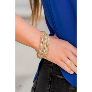 Pour Me Another - Gold Bracelet - Paparazzi - Dare2bdazzlin N Jewelry