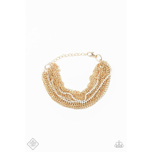 Pour Me Another - Gold Bracelet - Paparazzi - Dare2bdazzlin N Jewelry