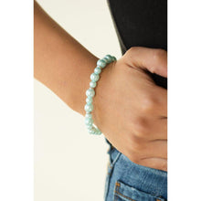 Load image into Gallery viewer, Powder and Pearls Blue Bracelet - Paparazzi - Dare2bdazzlin N Jewelry
