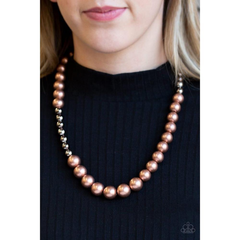 Power to the People Copper Necklace - Paparazzi - Dare2bdazzlin N Jewelry