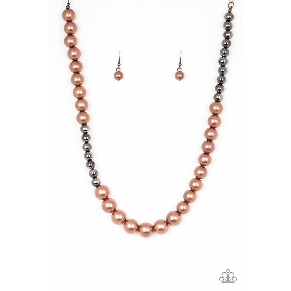 Power to the People Copper Necklace - Paparazzi - Dare2bdazzlin N Jewelry