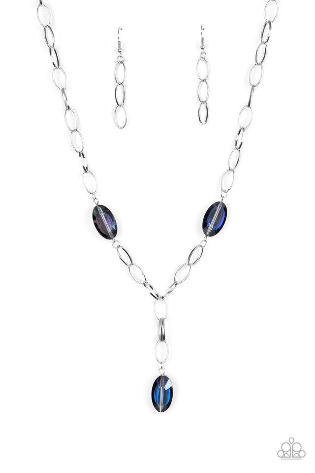 Power Up Purple Necklace - Paparazzi - Dare2bdazzlin N Jewelry