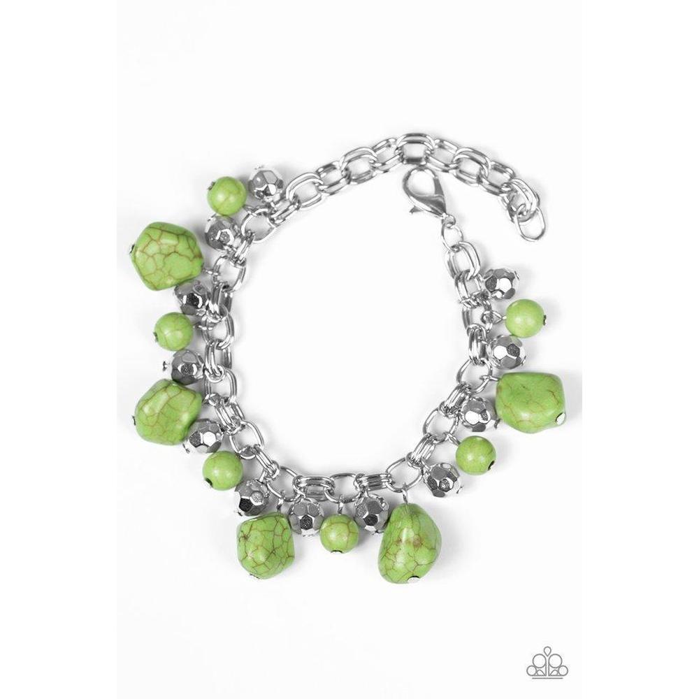 Practical Paleo - Green Bracelet - Paparazzi - Dare2bdazzlin N Jewelry