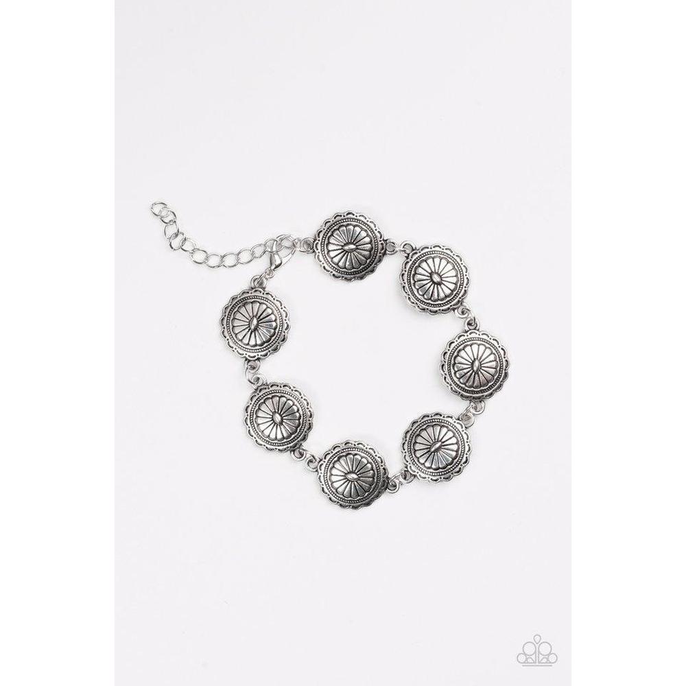 Prairie Posh - Silver Bracelet - Paparazzi - Dare2bdazzlin N Jewelry