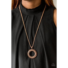 Load image into Gallery viewer, Pretty As A Prowess - Copper Necklace - Paparazzi - Dare2bdazzlin N Jewelry

