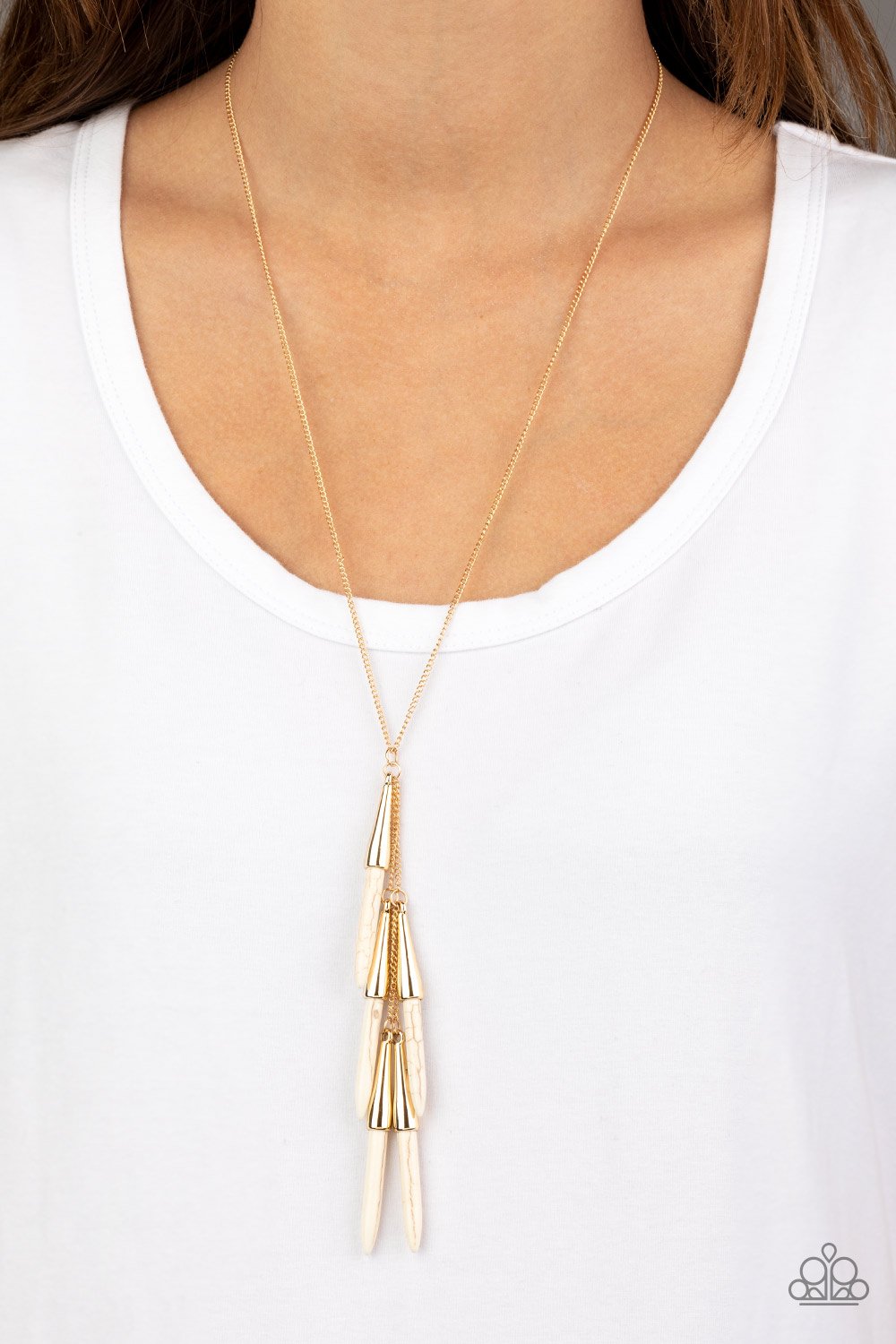 PRIMITIVE and Proper - White Necklace - Paparazzi - Dare2bdazzlin N Jewelry